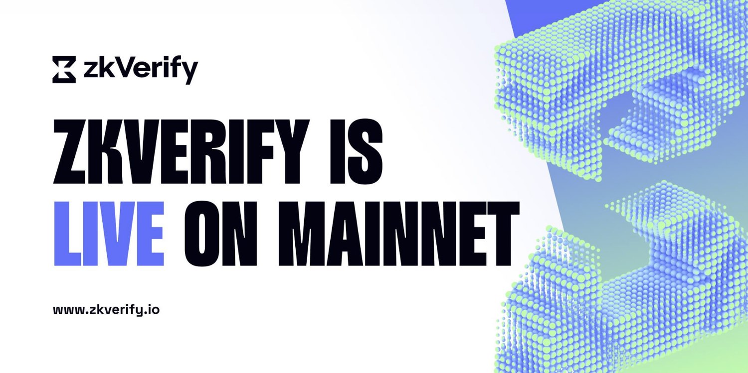 zkVerify is live on mainnet launch banner