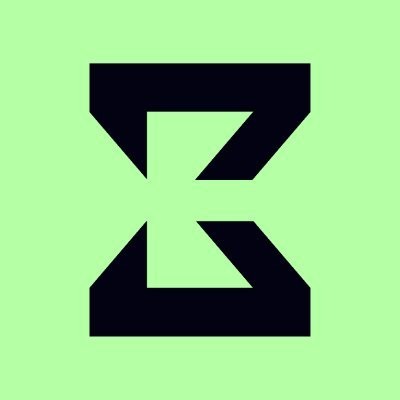 The zkVerify hourglass mark on green